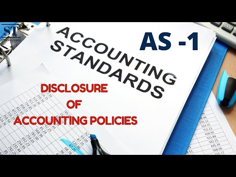AS 1 | Disclosure of Accounting Policies | Accrual | Fundamental Accounting Assumptions | ACCA | CMA