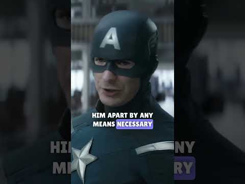 Captain America defeats half machine quickly in intense battle  7 of 8