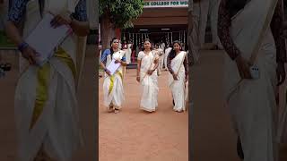 🌸✨ Onam celebration at Arunachala Arts & Science (Women) College ✨🌸