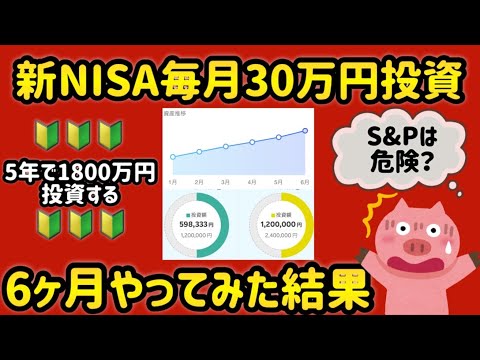 【新NISA 6ヶ月の結果】やっぱりこの銘柄が1番【新ニーサ 投資 楽天証券 】