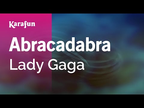 Abracadabra - Lady Gaga | Karaoke Version | KaraFun