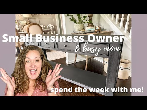 Spend the week with me | Small Business Owner | Busy mom