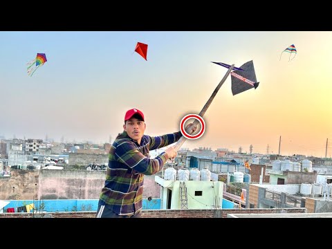 Caught Kite On Other Roof | Kite Catching | Kite Vlog