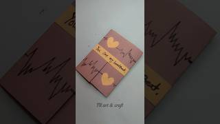 Diy paper card tutorial/easy card making video/cute card for husband/no glue card for husband..