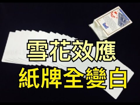 [8O8 MAGIC] 魔術道具 紙牌變白 表演