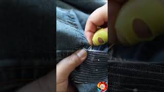 Repairing Jeans Pockets by Hand 🧵 | Real Sewing Talk & Vintage Denim Fix!