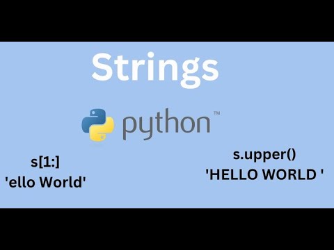 Python Series Session 9 ( String Introduction)