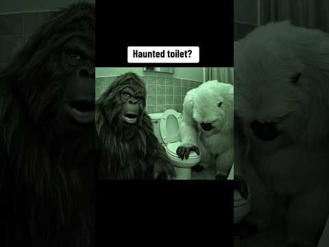 Yeti says it's haunted toilet, it's not #bigfootvlog