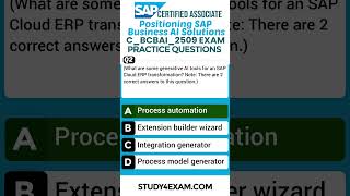 SAP C_BCBAI_2509 Exam Prep | Business AI Solutions Associate Certification Questions 2025