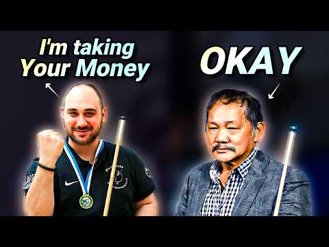 Very Confident PLAYER Thinks He CAN Hustle 64-Year Old EFREN REYES