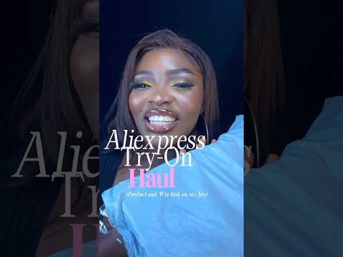 Aliexpress Try-on Haul(#subscribe for more)to get more discount on your orders use code👇🏽#wigs