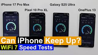 Which Flagship CRUSHES WiFi? iPhone 17 Pro Max vs Pixel 10 Pro XL vs Galaxy S25 Ultra vs OnePlus 13
