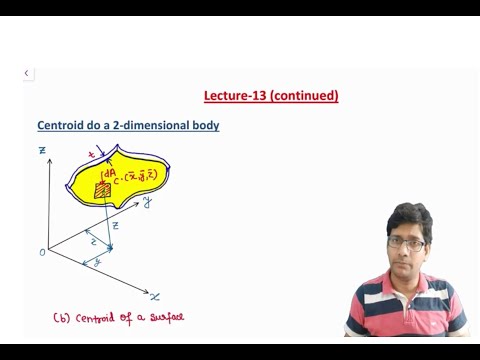 L-13 (Continued) (Centroid of Surfaces)
