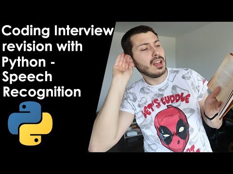 Coding interview Q&A practice automation | Speech Recognition | Python