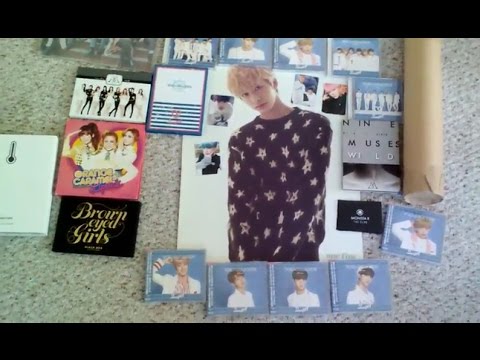 Kpop Haul #13 | Monsta X, Nine Muses, Snuper, Orange Caramel and BEG