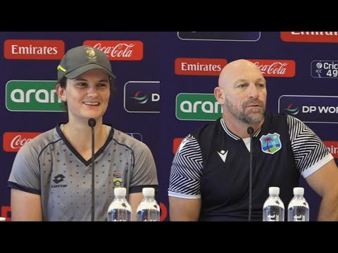 South Africa women Captain Laura Wolvaardt & West Indies Head Coach Shane Deitz press conference