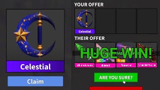 WHAT DO PEOPLE OFFER FOR CELESTIAL IN MM2!?
