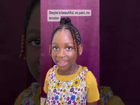 No tension, no pain!! #protectivestyles #youtubeshorts #viral #kidsjourney #shorts #fyp #beauty