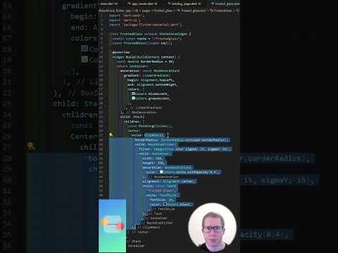 Frosted Glass effect in Flutter