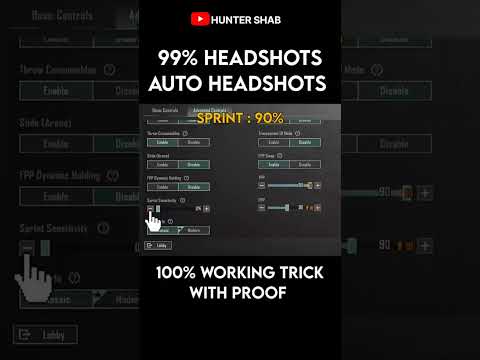 Best Settings & Sensitivity to Improve Headshots and Hip-Fire | PUBG MOBILE / BGMI #pubgmobile