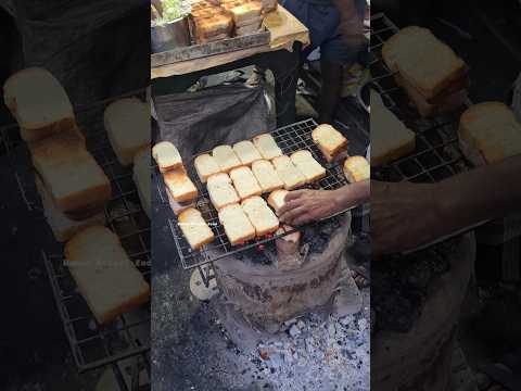 Kolkata famous Bread Toast #streetfood #food #humanstreetfood #shorts #shortsfeed