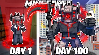 I Survived 100 Days as EXECUTOR SPEAKERMAN in Minecraft!