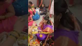 haldi kumkum shot video||#pooja