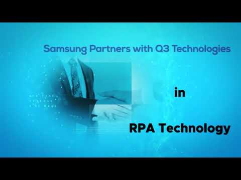 Samsung SDS Partners with Q3 Technologies in RPA Technology