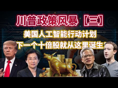 川普政策风暴【三】“美国人工智能行动计划”下一个十倍股从这诞生！NVDA,AMD,TESLA,AMZN,META,GOOGLE,PLTR,TSM,INTC,CRWD,GFS,AMAT,MSFTANET