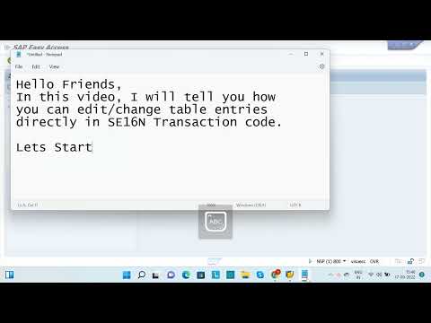 How to Change Custom Database Table Entries Directly in SE16N TCode in SAP ABAP | 100% Useful Video|