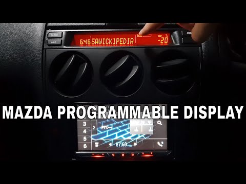 Mazda 6 MPS Mazdaspeed 6 programmable display