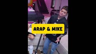 Arap & Mike 🤣🤣 #ybrap #tierison #nikojunius #aaaclan #marapthon