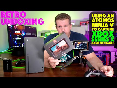 Atomos Ninja V Unboxing & First Look + Xbox Series X Cold War 4k 40fps Footage