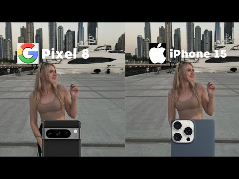 Google Pixel 8 VS iPhone 15 Camera Test Comparison #googlepixel8 #iphone15