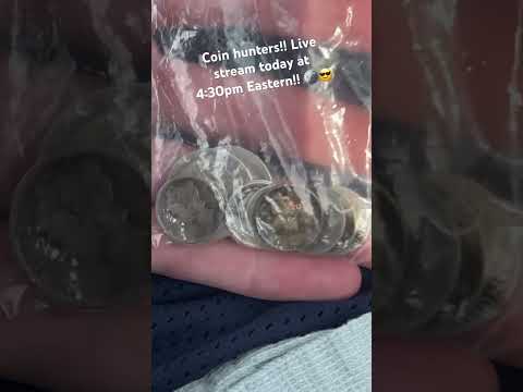 Coin hunters! Join us live on AELO Coins! #coincollecting #silver
