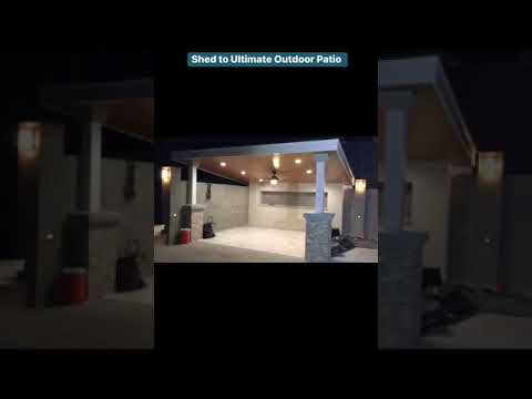 Shed to Patio: The Ultimate Transformation