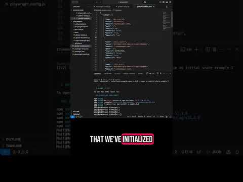 Utilising global setup to persist authentication in a playwright project  #playwright #coding