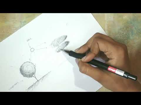 Shading trees!#trees #pencilshading
