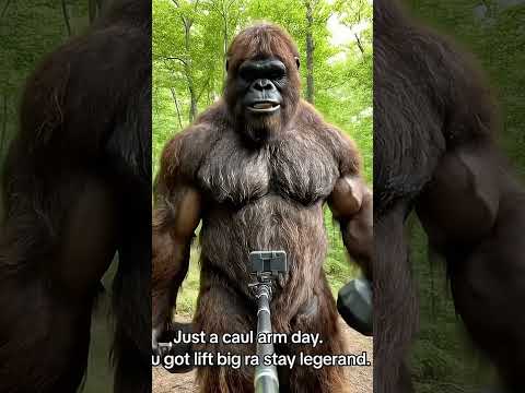 How much can you bench. I can bench 955 lbs. #bencheveryday #funny #bigfoot #bigfootai #bigfootvlog