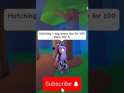 Hatching 1 egg every day until I get 100 subscribers. Day 5. (65) #robloxadopt #roblox #moreeggs