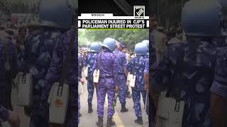 CJP’s Protest: Protesters and Delhi Police personnel injured in Parliament Street clashes