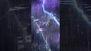 Lightning and thunder with rain.  #Thunder #rainandthunder #rainthunder