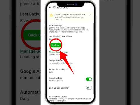 Whatsapp chat backup give kivabe  kare How to backup whatsapp chat 2025/#short