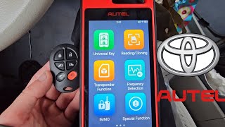 Toyota Sienna Remote Programming Autel KM100