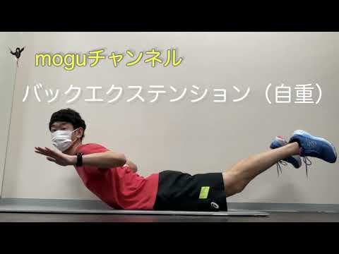 ［腰痛予防］バックエクステンション（自重）