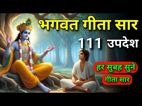 सम्पूर्ण गीता सार 111 उपदेश | भगवत गीता सार | shreemadbhagwat | Geeta | #bhagwatgeeta | 