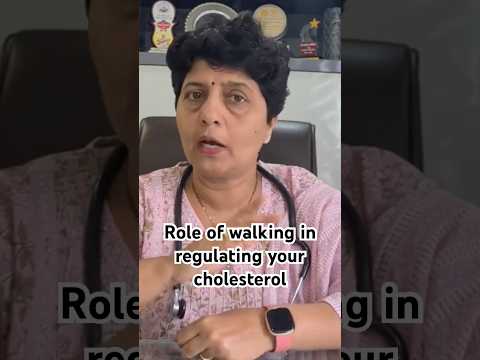 Walking in regulating your cholesterol Dr Jyotsna Patil#angioplasty#diabetes#heartattack#cholesterol