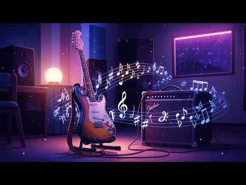 Midnight Space Guitar 🚀✨