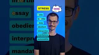 Word stress in English 26: #vocabulary #pronunciation #englishtips #speakenglish #britishenglish