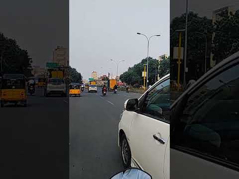 Chennai  road view in LIC office  | road travel amazing view| #roadtravelvideo